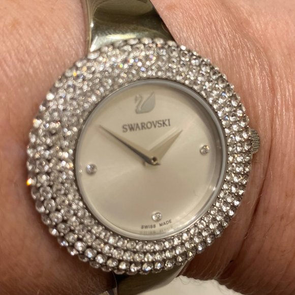 Swarovski Silver Crystal Watch - Picture 5 of 8